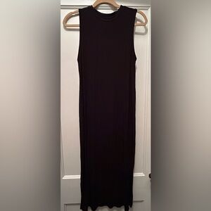 Motherhood Black Sleeveless Maternity Dress
